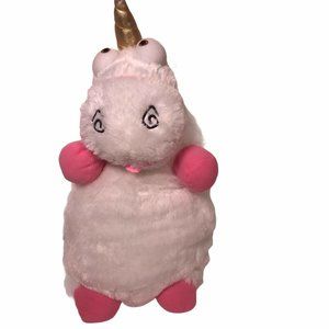 Despicable Me FLUFFY Agnes' Unicorn 20" White Fuzz